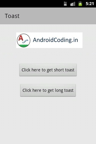 android toast