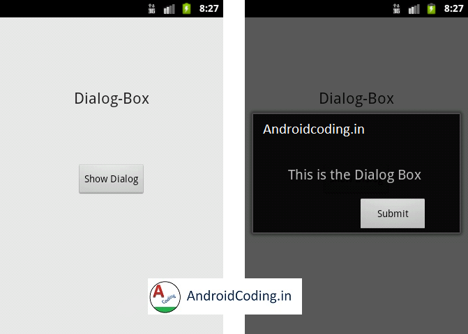 android alertdialog 