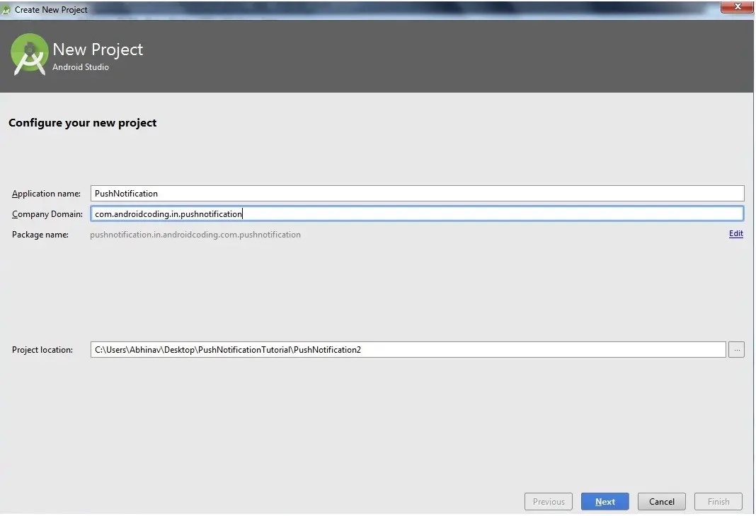 creating proj