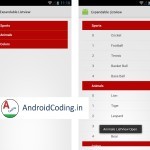 Android Tutorial on Expandable Listview