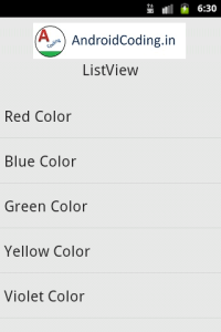Android lisview 