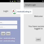 Android Tutorial on Simple Login
