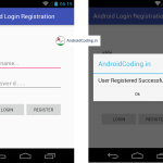 Android Login And Registration based on MYSQL Database using php Part 2.