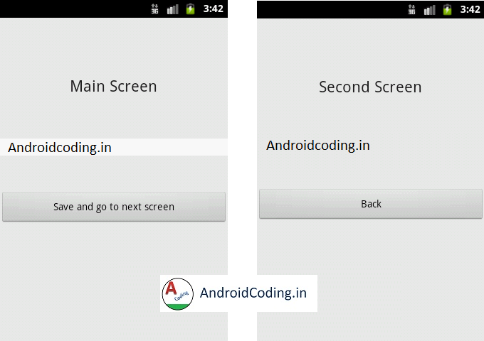 Android Shared Preferences
