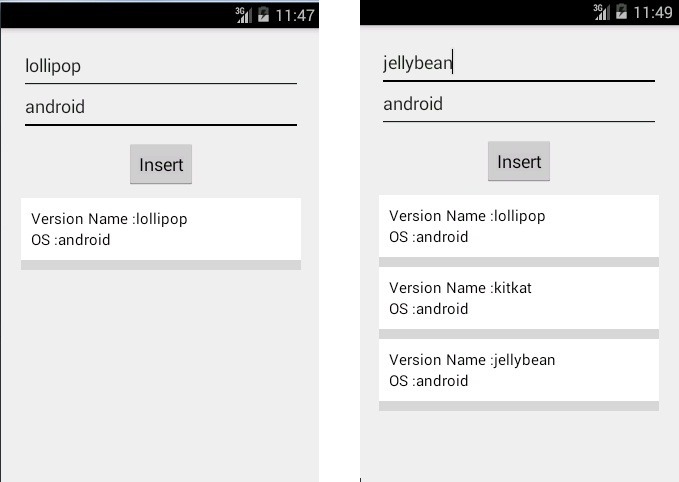 android arraylist listview