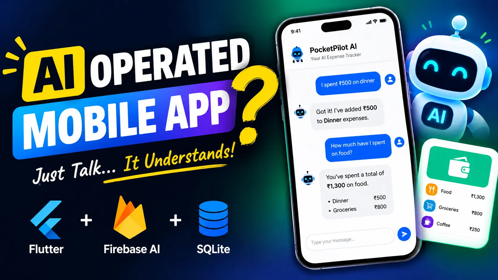 Flutter AI expense tracker