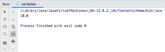 Java Variables