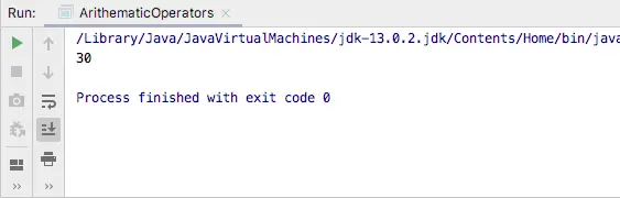 Java Arithmetic Operators