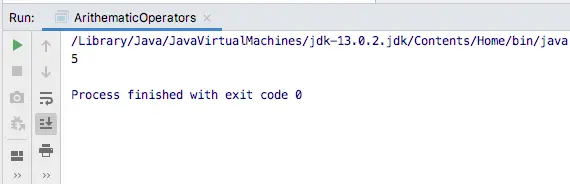 Java Arithmetic Operators