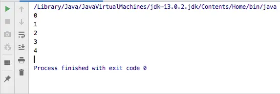 java for loop