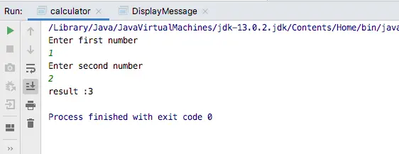 java simple calculator