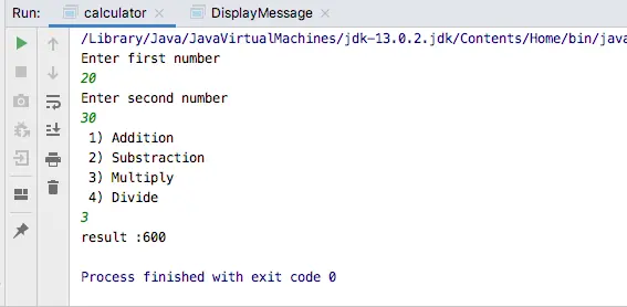 java calculator