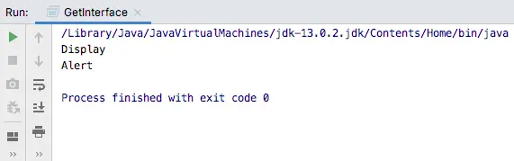 java interface
