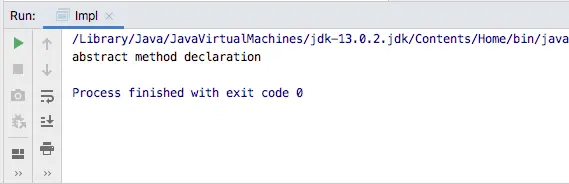 Java Abstraction