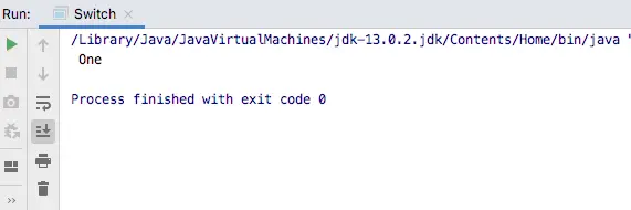 java switch case