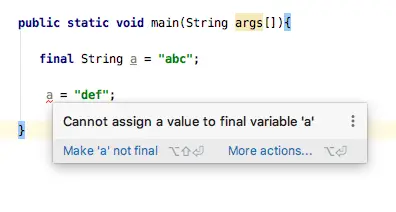 java final