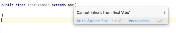 java final