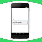 Android Tutorial on AutoCompleteTextView