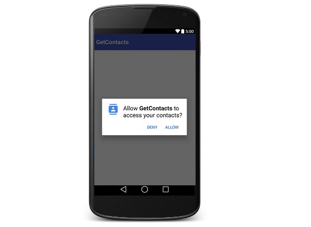 Android Tutorial Fetching Contacts