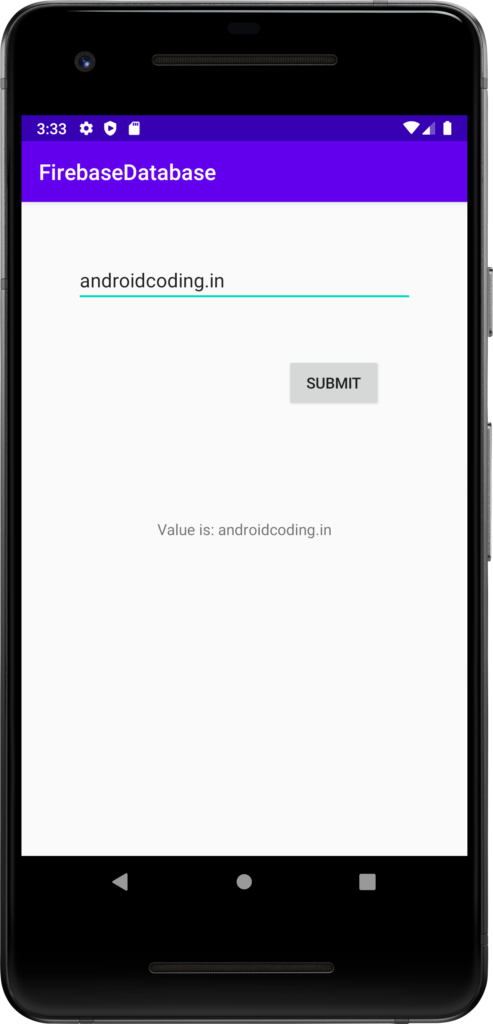 android firebase realtime database