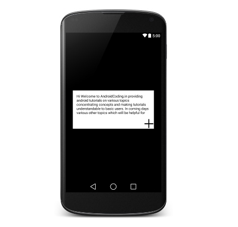Android Expandable Textview