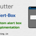Flutter custom alert box | custom alertbox