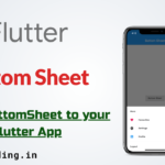 Flutter bottom sheet tutorial | Beginners Guide