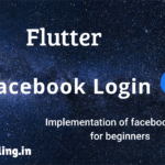 Flutter facebook login integration in app