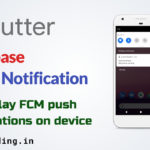 Flutter firebase push notification