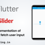 Flutter Slider Tutorial For Beginners