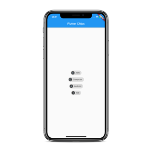 Flutter implementing chips tutorials for beginners - AndroidCoding.in