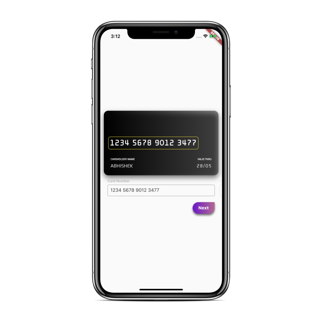 Flutter Credit Card Input Design Tutorial 9354