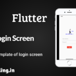 Flutter login screen template tutorial