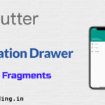 Navigation drawer implementation in flutter app