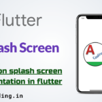 Flutter splash screen tutorial for beginners