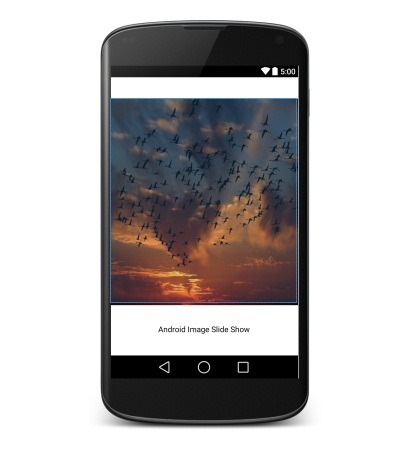 android image slideshow