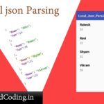 Android Parsing Local Json Url || Fetching data from local URL