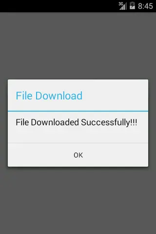 Android Progress Bar File Download
