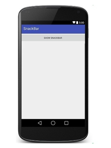 Android Snackbar