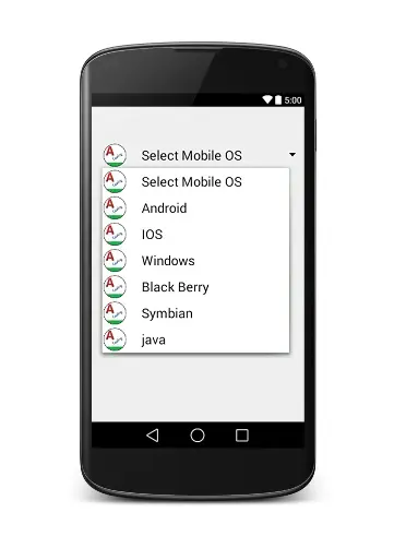 Android dynamic spinner
